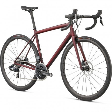 Specialized AETHOS PRO - Force eTap AXS - Carbon - maroon / black tint carbon